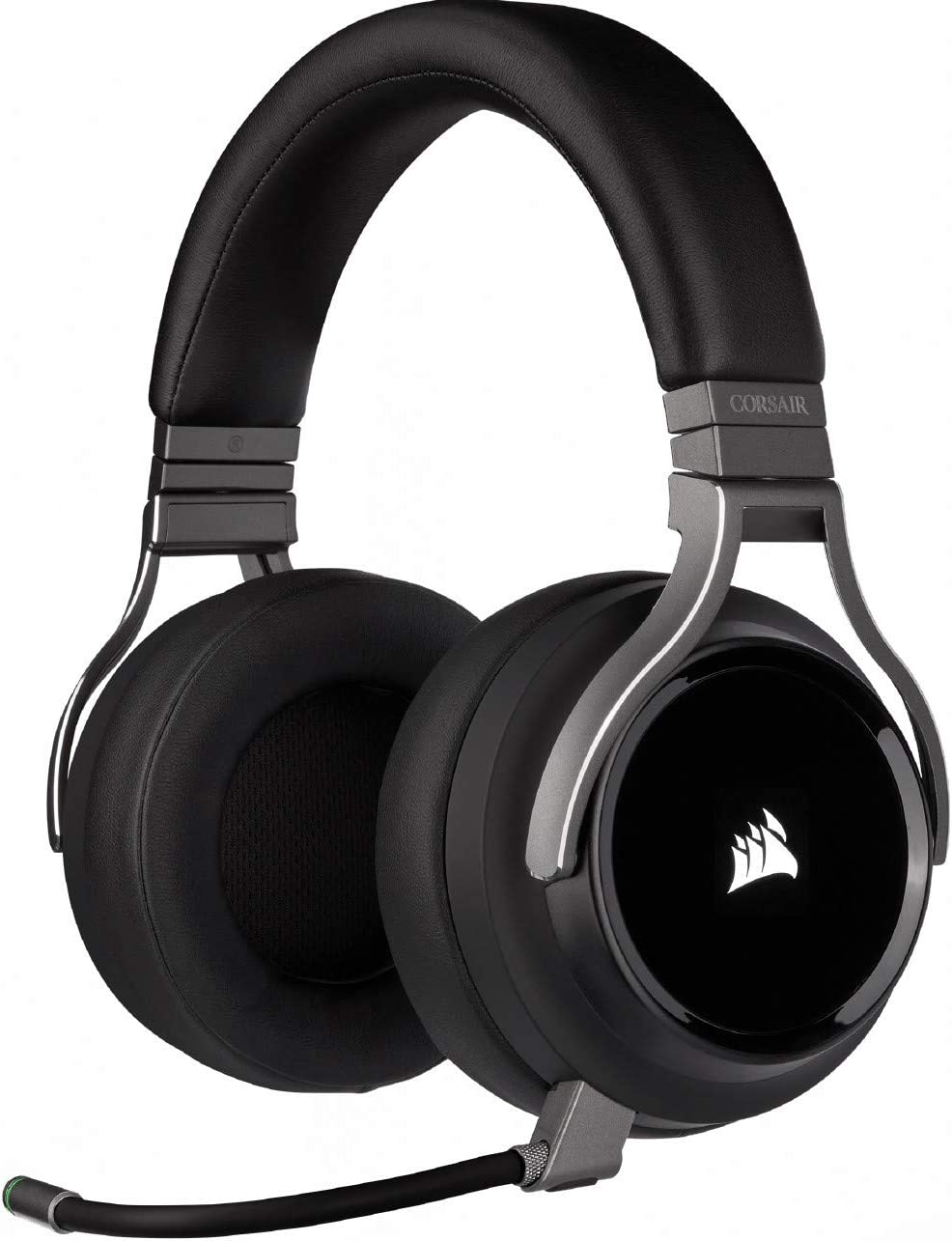 Corsair Virtuoso RGB Wireless High Fidelity Gaming Headset (7.1 Surround Sound, omnidirectional microphone with PC and PS4 compatibility) Carbon
